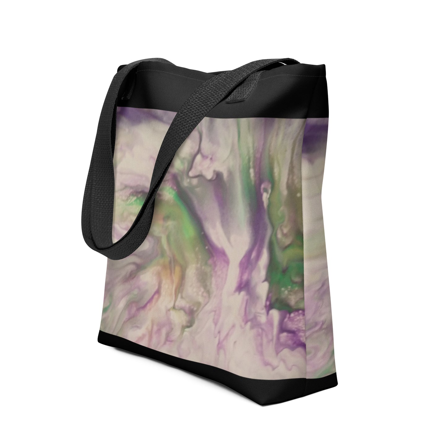 Tote Bag - Green/Purple