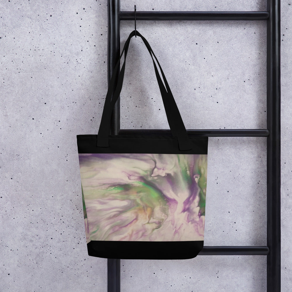 Tote Bag - Green/Purple